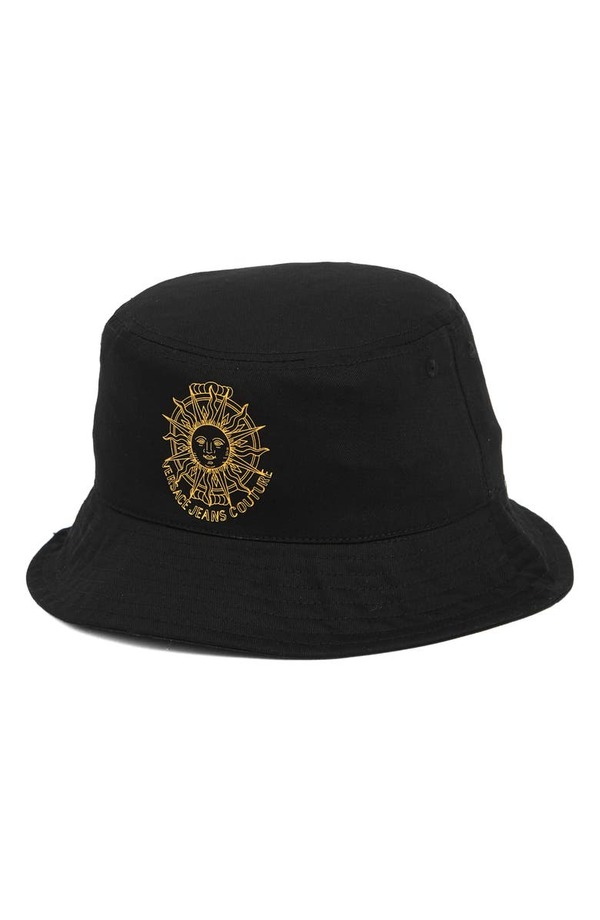17312円 ご予約品 ヴェルサーチ メンズ 帽子 アクセサリー Logo Bucket Hat BLACK GOLD