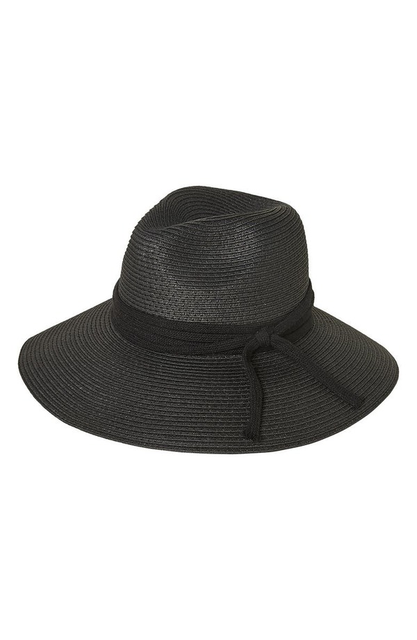 オニール レディース 帽子 アクセサリー Catamaran Straw Fedora BLACK 最大68％オフ！