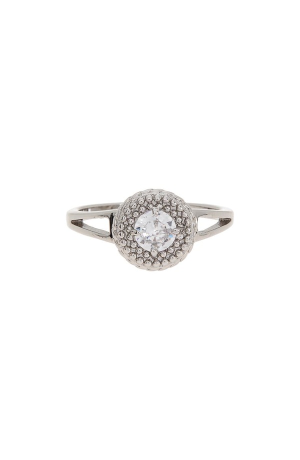 コベット レディース リング Ring Filigree アクセサリー RHODIUM Halo CZ