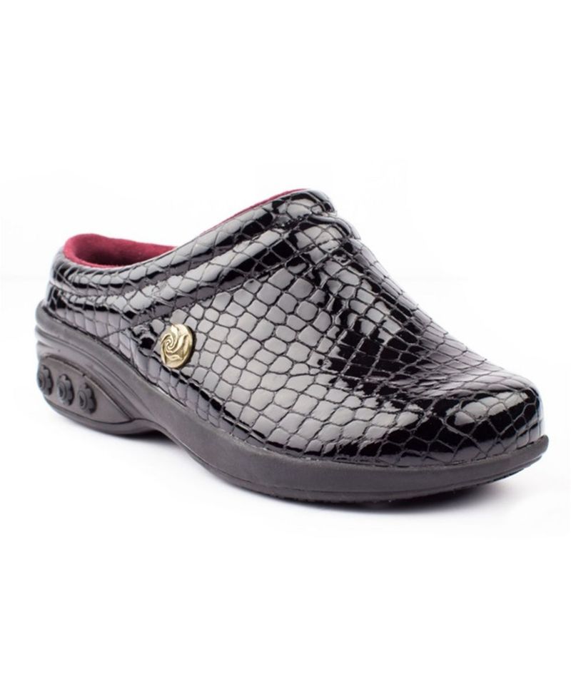 高知インター店 ザラフィット レディース サンダル シューズ Shoe Molly Leather Clog Black 値引きする Blog Belasartes Br