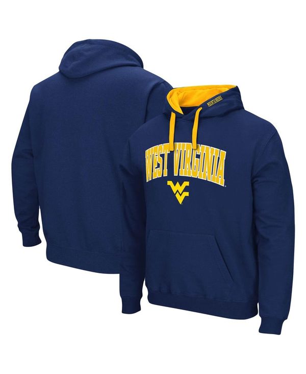 コロシアム メンズ アウター パーカー・スウェット トール ロゴ パーカー Colosseum Men's Navy West Virginia Mountaineers Big and Tall Arch & Logo 2.0 Pullover Hoodie Navy ネイビー