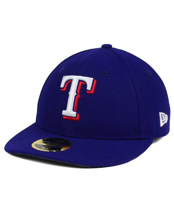 ニューエラ メンズ アクセサリー 帽子 キャップ New Era Texas Rangers Low Profile AC Performance 59FIFTY Cap Light Royal