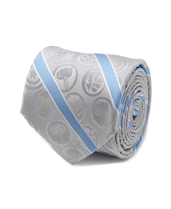 マーベル メンズ 付属物 タイ Marvel Comics Stripe Men\u0027s Tie Multi マルチ色合い スーツ用ファッション小物-バッグ・小物・ブランド雑貨-ネクタイ
