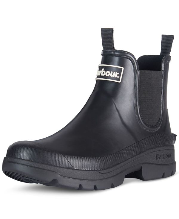 バブアー メンズ シューズ ブーツ・レインブーツ チェルシーブーツ チェルシー ブーツ Barbour Men\u0027s Nimbus Wellington Chelsea Boot Black 黒いこと