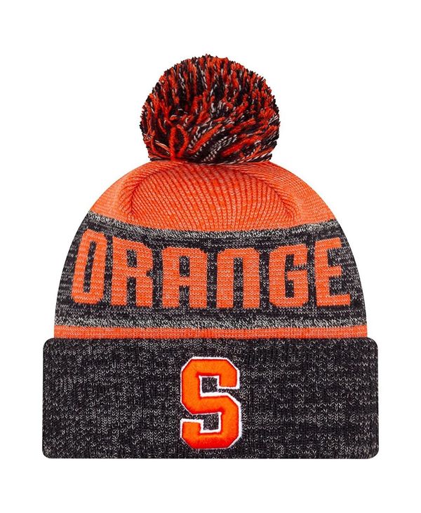 売って買う ニューエラ メンズ 帽子 アクセサリー Men S Orange Syracuse Orange Team Freeze Cuffed Knit Hat With Pom Orange 買い上げで送料無料 Livinginmalta Com