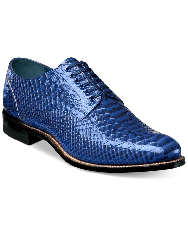 ステイシーアダムス メンズ シューズ オックスフォード Stacy Adams Men Madison Oxford Blue ブルー