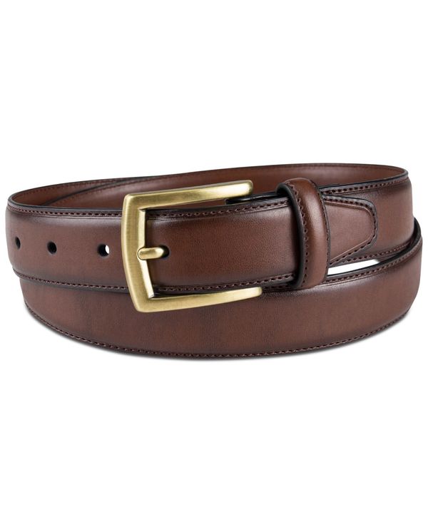 クラブルーム メンズ アクセサリー ベルト Club Room Men's Burnished-Edge Belt Cognac｜ReVida 店