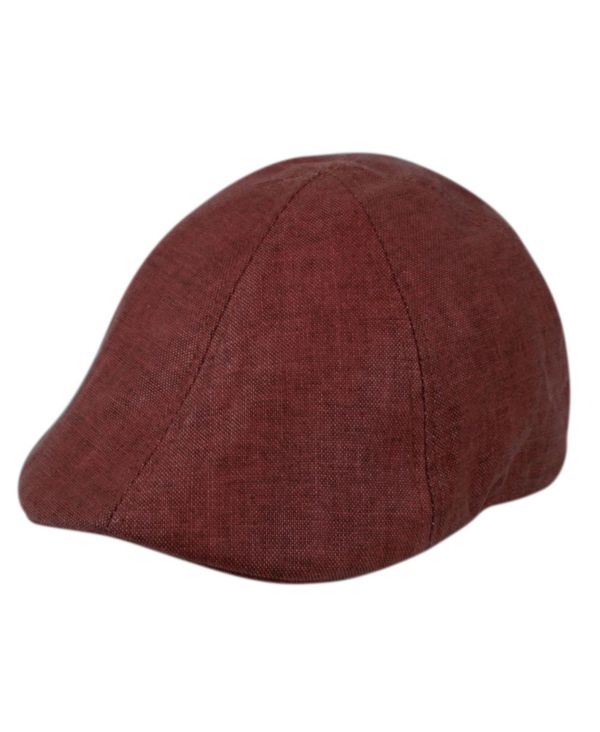 エポックハットカンパニー レディース アクセサリー 帽子 キャップ リネン Epoch Hats Company Women's Duckbill Ivy Linen Cap Burgundy バーガンディ