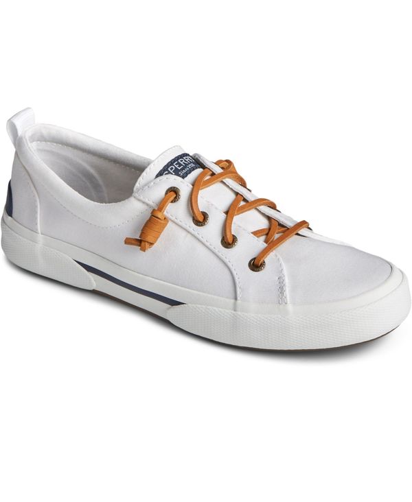 魅了 スペリー レディース スニーカー シューズ Women\'s Pier Wave LTT Twill Sneakers White 2021  Shinsaku-css.edu.om