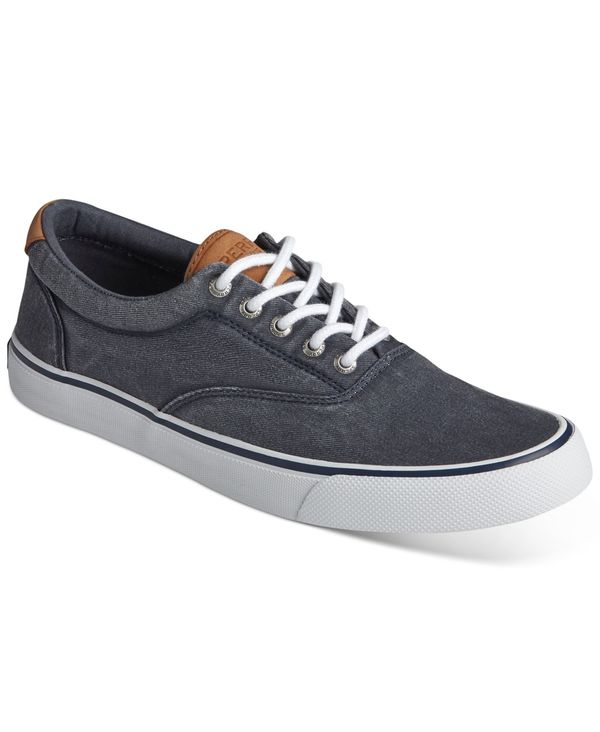 スペリー メンズ シューズ スニーカー Sperry Men's Striper II CVO Core Canvas Sneakers Navy ネイビー|ReVida 店
