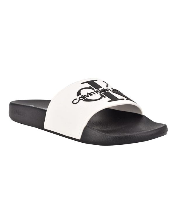 カルバンクライン メンズ サンダル シューズ Men's Avett Sandals White