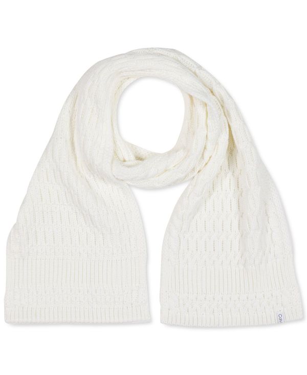 カルバンクライン メンズ Cable Knit Ivory Men S Scarf アクセサリー スカーフ ストール マフラー 特価ブランド マフラー