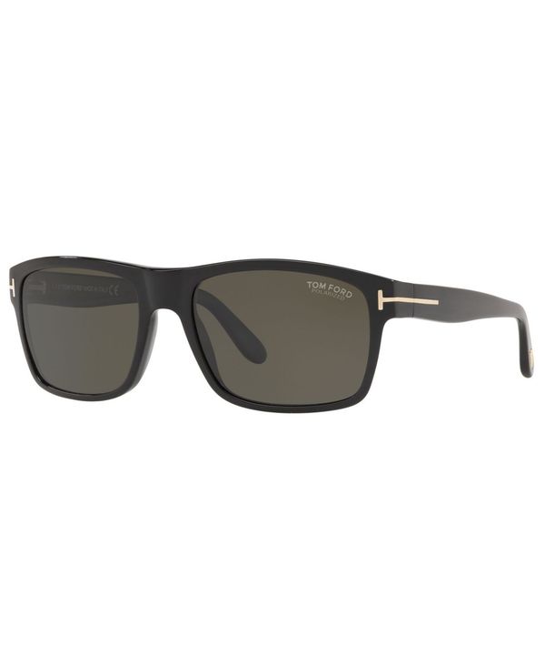 トム・ジェラルド・r・フォード メンズ 付属物 サングラス・アイウェア Tom Ford Men\u0027s Polarized Sunglasses TR001026 BLACK SHINY/GREY POLAR 黒いこと
