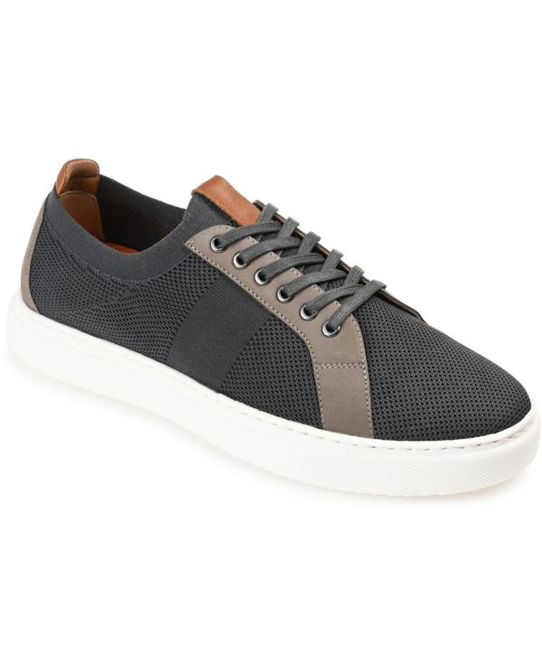 トーマスアンドバイン メンズ シューズ スニーカー 編み物 Thomas \u0026 Vine Men\u0027s Gordon Knit Sneakers Gray 薄墨色