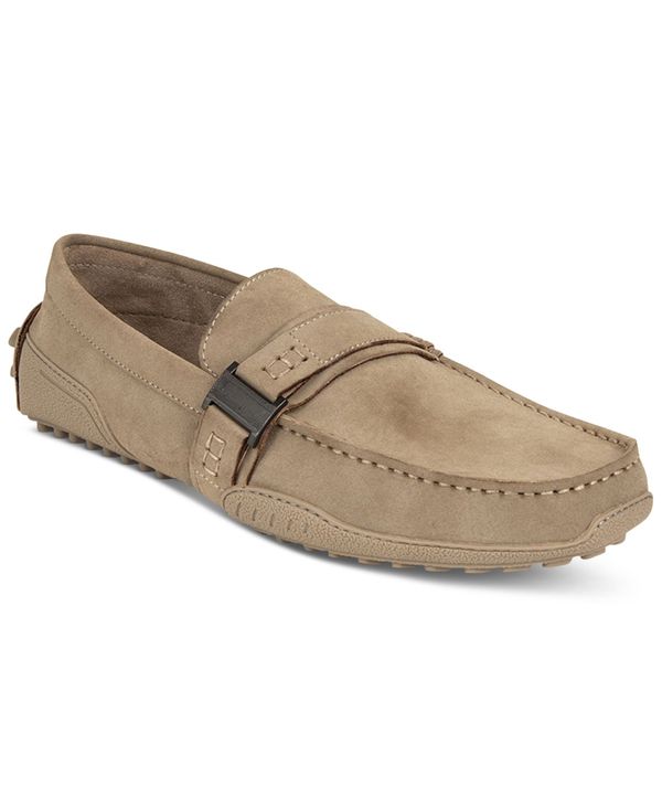 アンリステッド メンズ スリッポン・ローファー シューズ Keneth Cole Men's Owen Belt Slip On Drivers Taupe