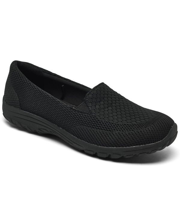 スケッチャーズ レディース スリッポン ローファー シューズ Women's Relaxed Fit- Reggae Fest 2.0 - Sweet  Poise Slip-On Loafers from Finish Line Black 【驚きの値段】