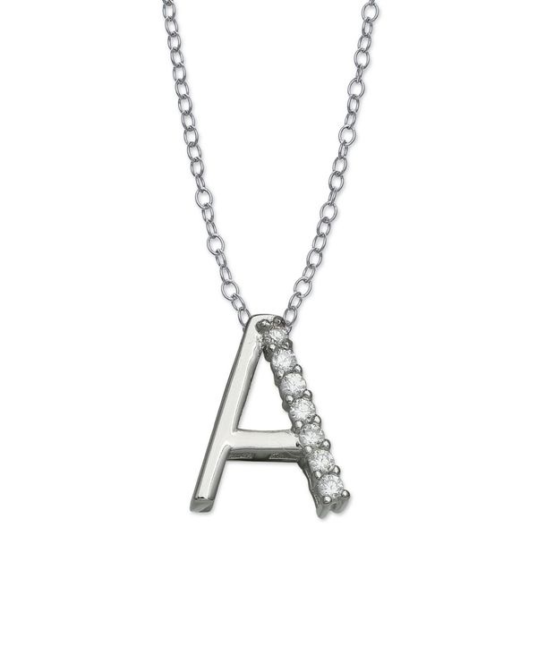 注目ブランド ジャーニ ベルニーニ レディース ネックレス チョーカー ペンダントトップ アクセサリー Cubic Zirconia Initial Pendant Necklace In Sterling Silver A 人気絶頂 Www Mauxiliadoralugo Com