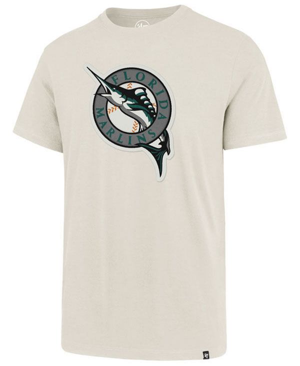 種類豊富な品揃え 47ブランド メンズ Tシャツ トップス Men S Miami Marlins Fieldhouse Knockout T Shirt Ivory Revida 店 世界有名な Porsche Com Mk
