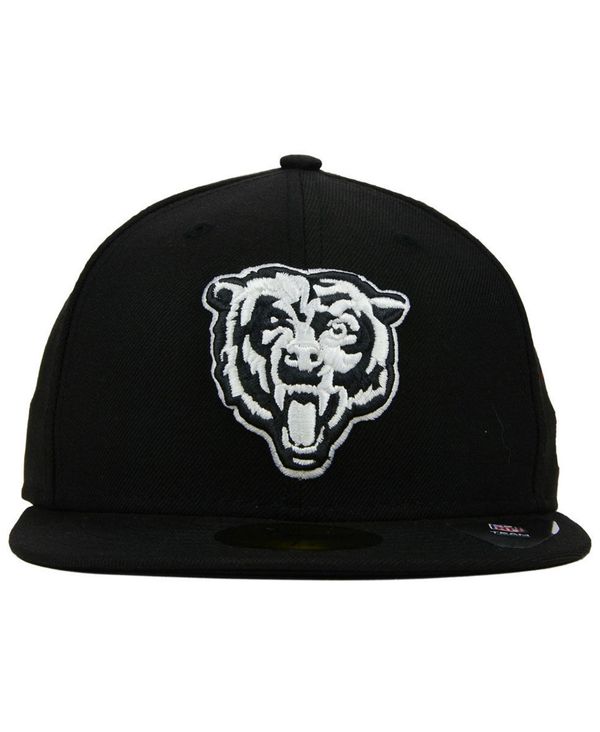 楽天市場 ニューエラ メンズ 帽子 アクセサリー Chicago Bears Black And White 59fifty Fitted Cap Black 海外正規品 Andhes Org Ar