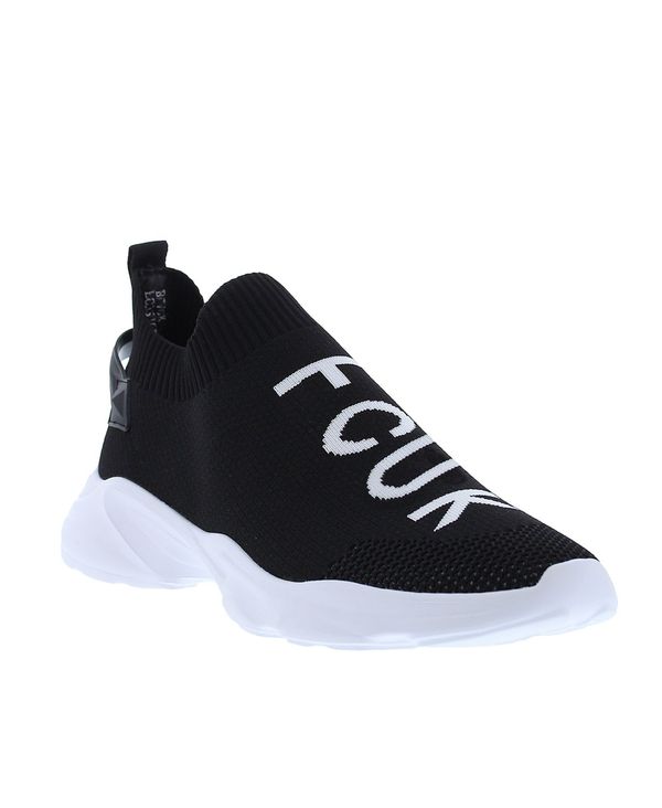 フレンチコネクション メンズ スリッポン・ローファー シューズ Men's Camden Slip On Sneakers Black
