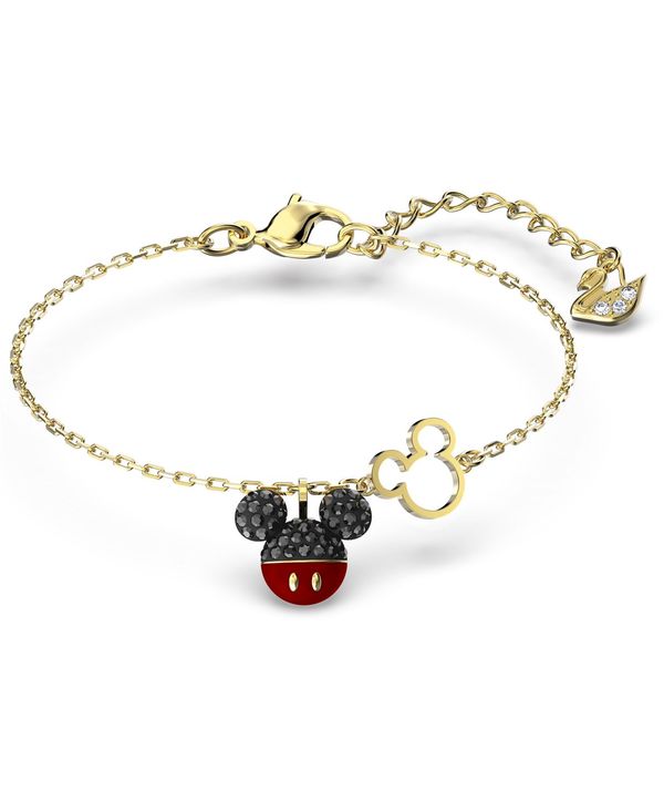 即日出荷 楽天市場 スワロフスキー レディース ブレスレット バングル アンクレット アクセサリー Gold Tone Crystal Mickey Charm Link Bracelet Crystal Revida 楽天市場店 正規品 Www Camtrack Net