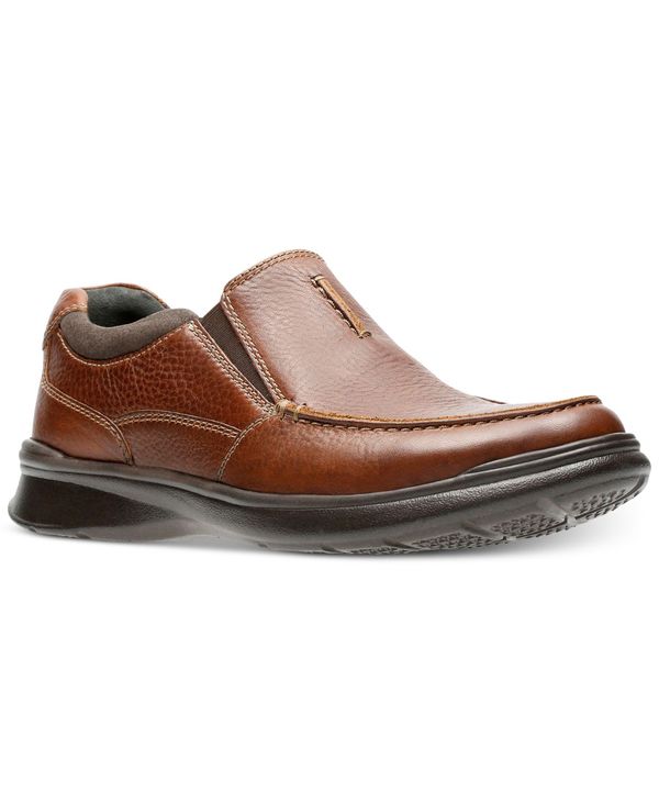 ５５ 以上節約 クラークス メンズ スリッポン ローファー シューズ Men S Cotrell Free Leather Slip Ons Tobacco