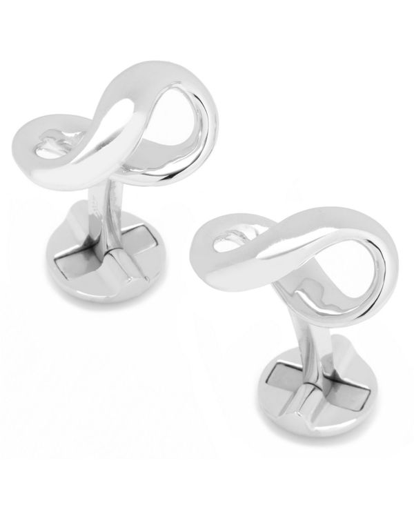 最大74％オフ！ カフリンクス メンズ カフスボタン アクセサリー Infinity Symbol Cufflinks Silver fucoa.cl