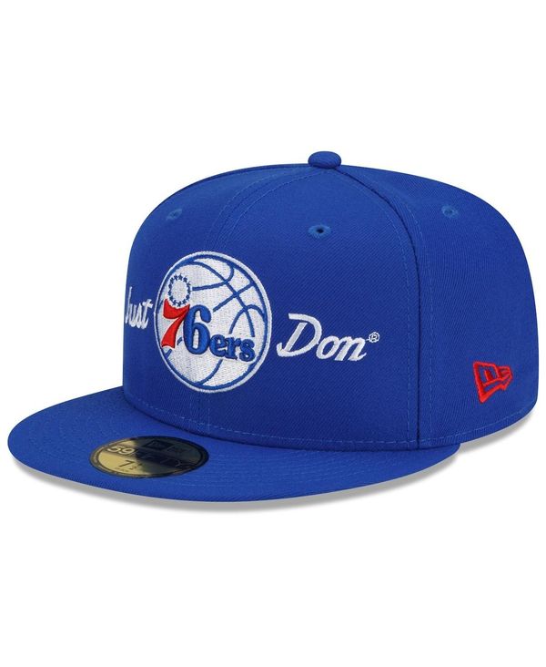 ニューエラ メンズ アクセサリー 帽子 New Era Men's x Just Don Royal Philadelphia 76ers 59FIFTY Fitted Hat Royal|ReVida 店