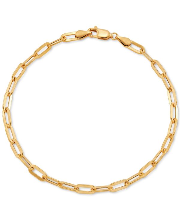 イタリアン ゴールド レディース アクセサリー ブレスレット・バングル・アンクレット Italian Gold Paperclip Link Chain Bracelet in 10k Gold ゴールド
