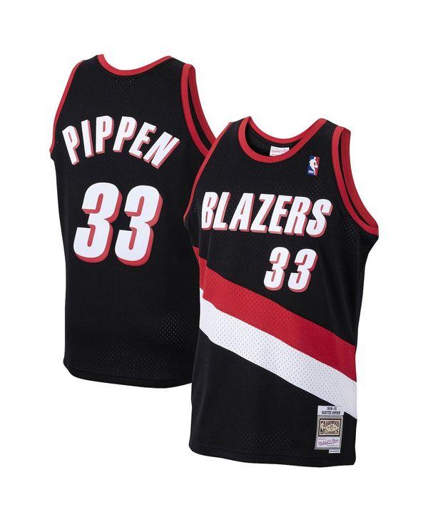 ミッチェルネス メンズ シャツ トップス Men S Scottie Pippen Black Portland Trail Blazers 1999 00 Hardwood Classics Swingman Jersey 21新発 ミッチェルネス メンズ シャツ トップス Men S Scottie Pippen Black Portland Trail Blazers 1999 00 Hardwood Classics Swingman Jersey 21新発