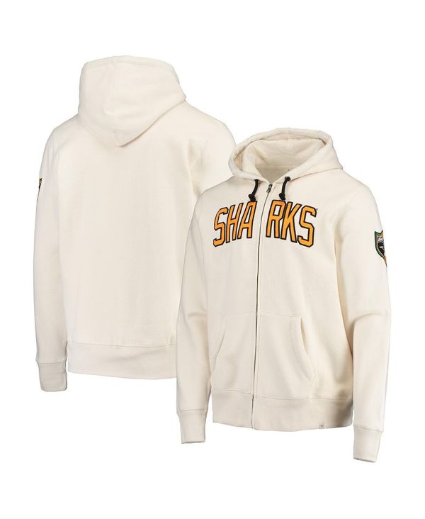 47ブランド メンズ 47 Check Cream Cross Full Zip Hoodie Jose Men S San Sharks アウター スウェット パーカー Sale 81 Off パーカー