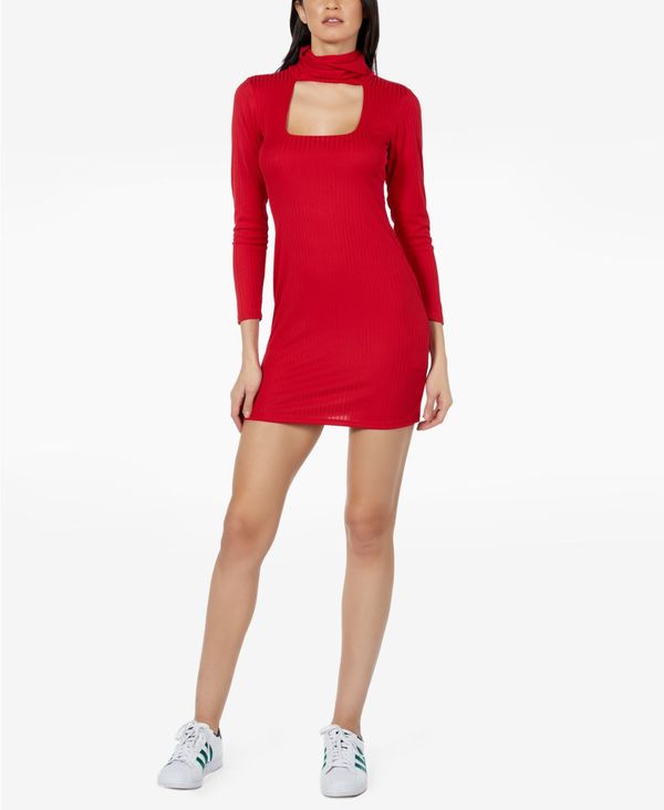 激安ブランド ベベ レディース ワンピース トップス Ribbed Face Mask Bodycon Dress Red 21新作モデル レディースファッション ワンピース Drshahnawazmirendo Co In