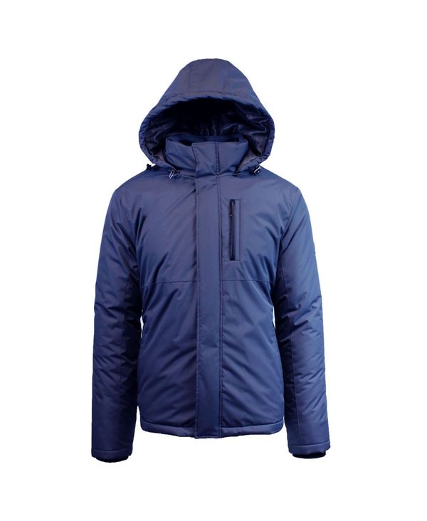 ギャラクシーバイハルビック メンズ アウター ジャケット・ブルゾン ジャケット Galaxy By Harvic Spire By Galaxy Men's Heavyweight Presidential Tech Jacket with Detachable Hood Navy ネイビー｜ReVida 店