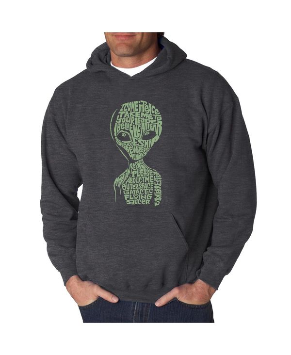 エルエーポップアート メンズ アウター パーカー・スウェット パーカー LA Pop Art Men's Word Art Hoodie - Area 51 Dark Gray グレー