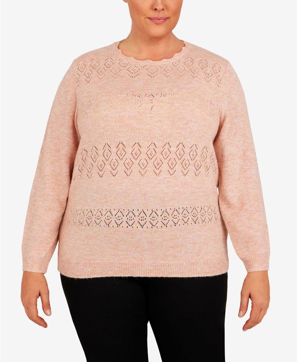10217円 オープニング 大放出セール アルフレッド ダナー レディース ニット セーター アウター Plus Size Classics Cashmelon Sweater Peacock Metallic 10217円 オープニング 大放出セール アルフレッド ダナー レディース ニット セーター アウター Plus Size Classics Cashmelon Sweater Peacock Metallic