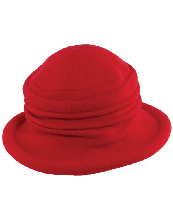 ドーフマン パシフィック レディース アクセサリー 帽子 ウール Dorfman Pacific Women's Packable Wool Cloche Red レッド｜ReVida 店 16,860円