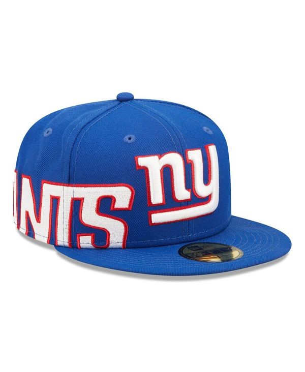 ニューエラ メンズ 帽子 アクセサリー Men's Royal New York Giants Side Split 59FIFTY Fitted  Hat メーカー公式ショップ