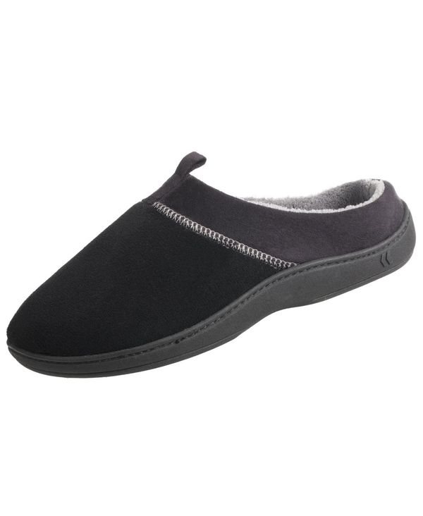 トーツ メンズ シューズ サンダル パイル Totes Isotoner Signature Men's Microterry Jared Hoodback Slippers with Memory Foam Black ブラック|ReVida 店