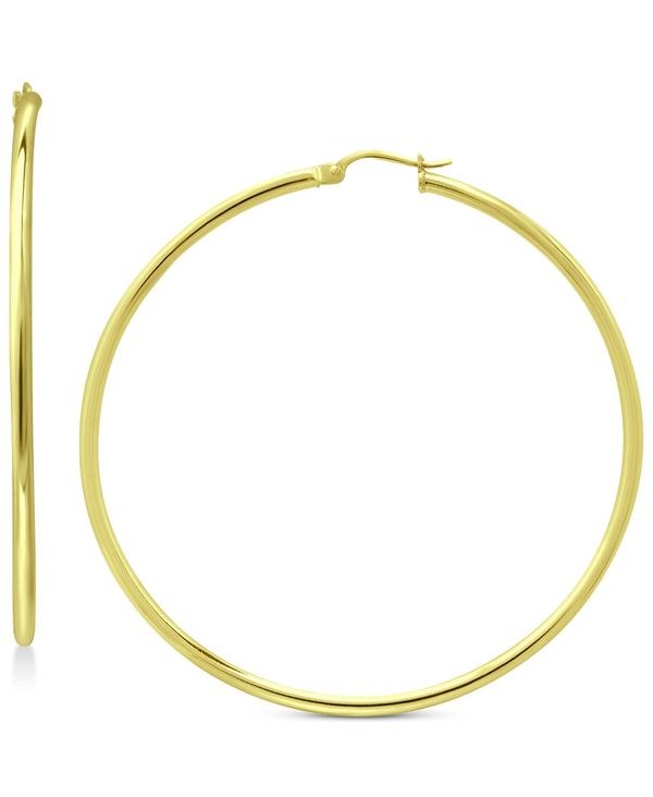 ジャーニ ベルニーニ レディース ピアス・イヤリング アクセサリー Polished Hoop Earrings in 18k Gold-Plated Sterling Silver, Created for Macy's Gold