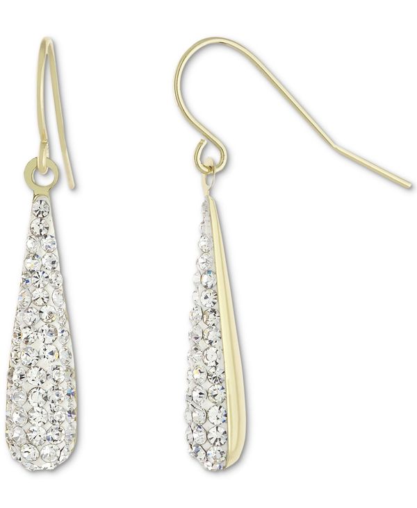 ジャーニ ベルニーニ レディース ピアス イヤリング アクセサリー Crystal Teardrop Drop Earrings in 18k  Gold-Plated Sterling Silver, Created for Macy's Silver キャンペーンもお見逃しなく