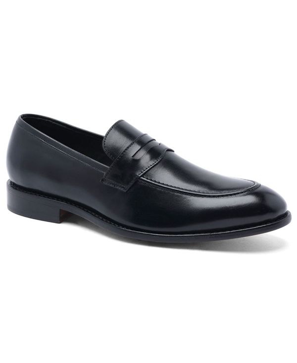 アンソニー ヴィア メンズ シューズ スリッポン・ローファー ローファー Anthony Veer Men's Gerry Goodyear Slip-On Penny Loafer Black ブラック｜ReVida 店