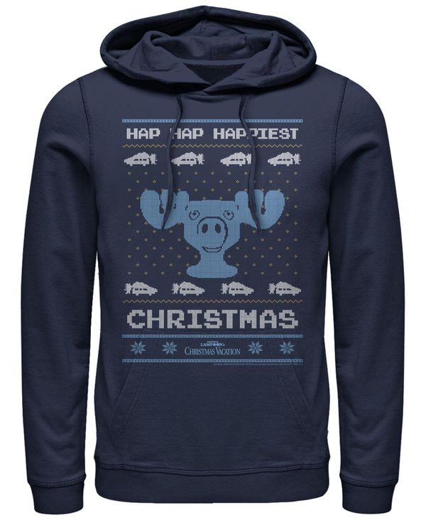 フィフスサン メンズ アウター パーカー・スウェット パーカー Fifth Sun Men's National Lampoon Christmas Vacation Hap Hap Hoodie Navy ネイビー