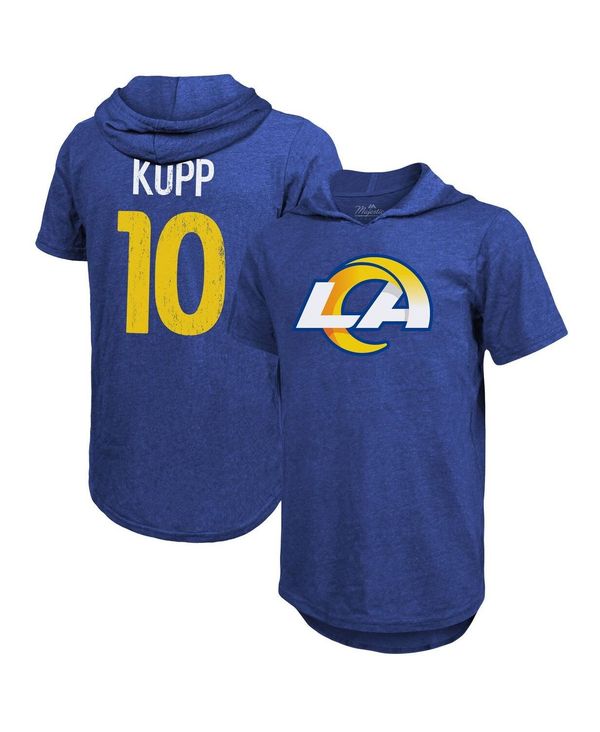 本命ギフト マジェスティック メンズ パーカー スウェット アウター Men's Threads Cooper Kupp Royal Los  Angeles Rams Player Name and Number Tri-Blend Hoodie T-shirt  the-goodstuff.lt