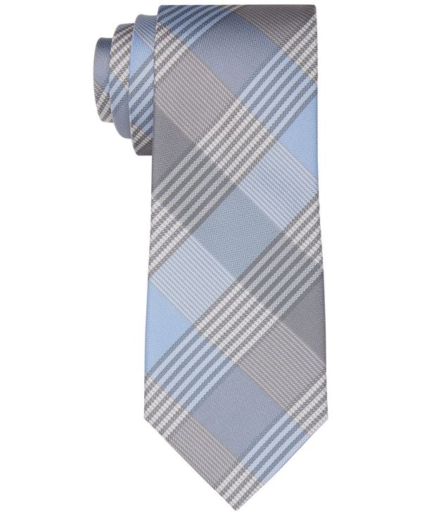 超人気の カルバンクライン メンズ ネクタイ アクセサリー Men S Slim Block Check Tie Light Blue 楽天市場 Www Papermoney World Com