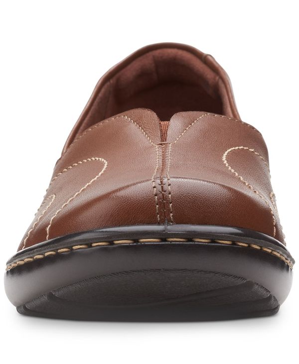ローファー クラークス レディース スリッポン ローファー シューズ Women S Cora Meadow Slip On Flats Dark Tan L Revida 楽天市場店