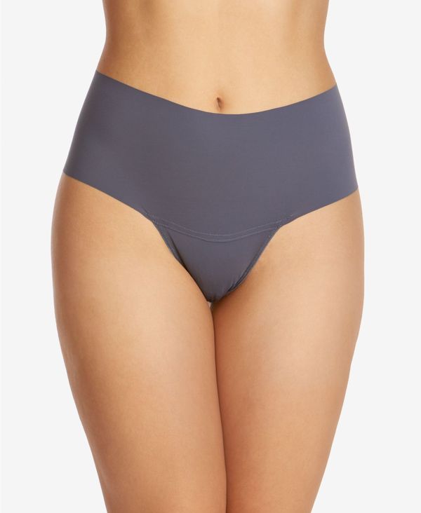ハンキーパンキー レディース アンダーウェア パンツ Hanky Panky BreatheSoft Hi-Rise Thong Underwear Granite｜ReVida 店