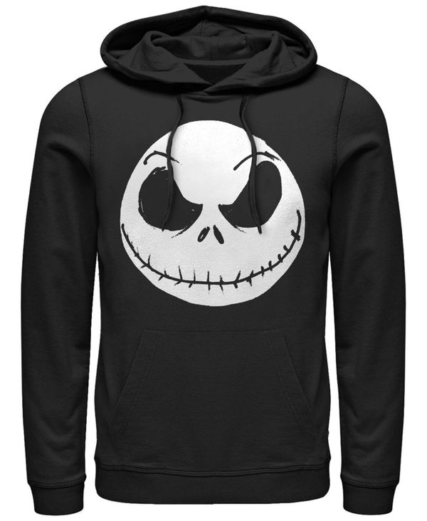 フィフスサン メンズ アウター パーカー・スウェット フリース パーカー Fifth Sun Men's Nightmare Before Christmas Big Face Jack Hoodie Fleece Pullover Black ブラック｜ReVida 店