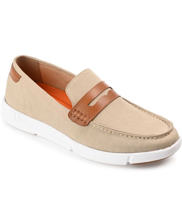 トーマスアンドバイン メンズ シューズ スリッポン・ローファー ローファー Thomas & Vine Men's Tevin Textile Loafers Tan タン 27,594円