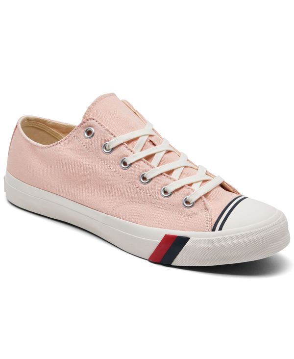 スニーカー 送料無料 ケッズ メンズ スニーカー シューズ Men S And Women S Royal Lo Classic Canvas Casual Sneakers From Finish Line Light Pink Revida 楽天市場店