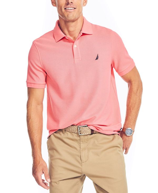 ナウティカ メンズ トップス ポロシャツ Nautica Men's Classic-Fit Deck Polo Shirt Teaberry｜ReVida 店 16,436円